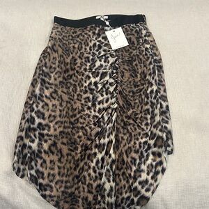 Leopard Print Women's Skirt